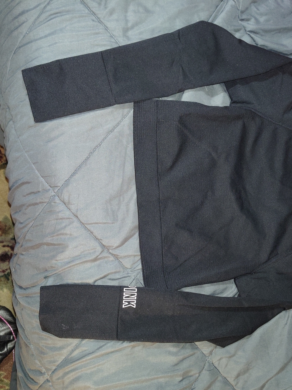 PINK Victoria's Secret Black Long Sleeve Performance Jacket